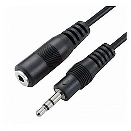 CABO DE ÁUDIO P2 M X P2 F EXTENSOR 1.8 MT.